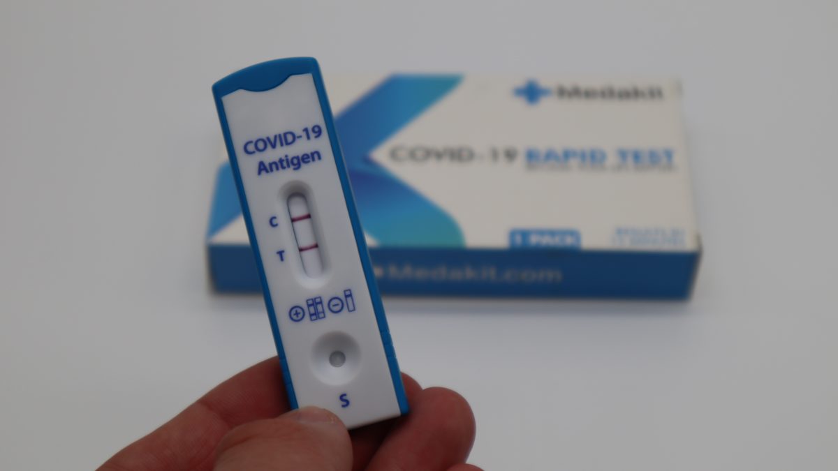 Positive COVID test